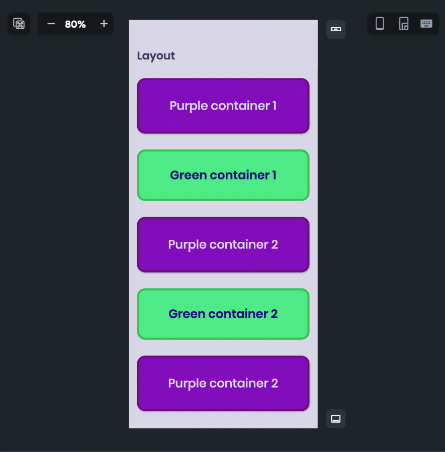 animated container overflow pixel