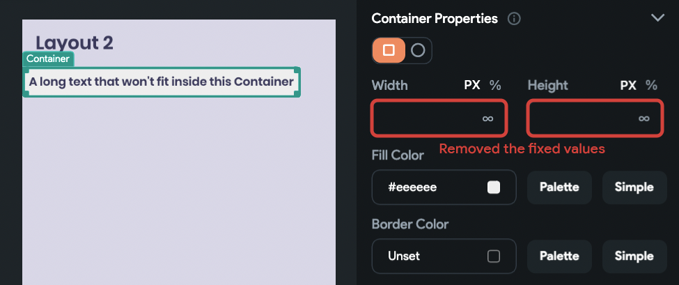 forms - Fixed width for buttons or proportional with the text