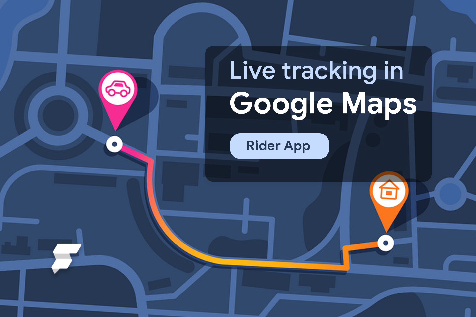 Live Tracking in Google Maps Using FlutterFlow and Firebase - Rider App