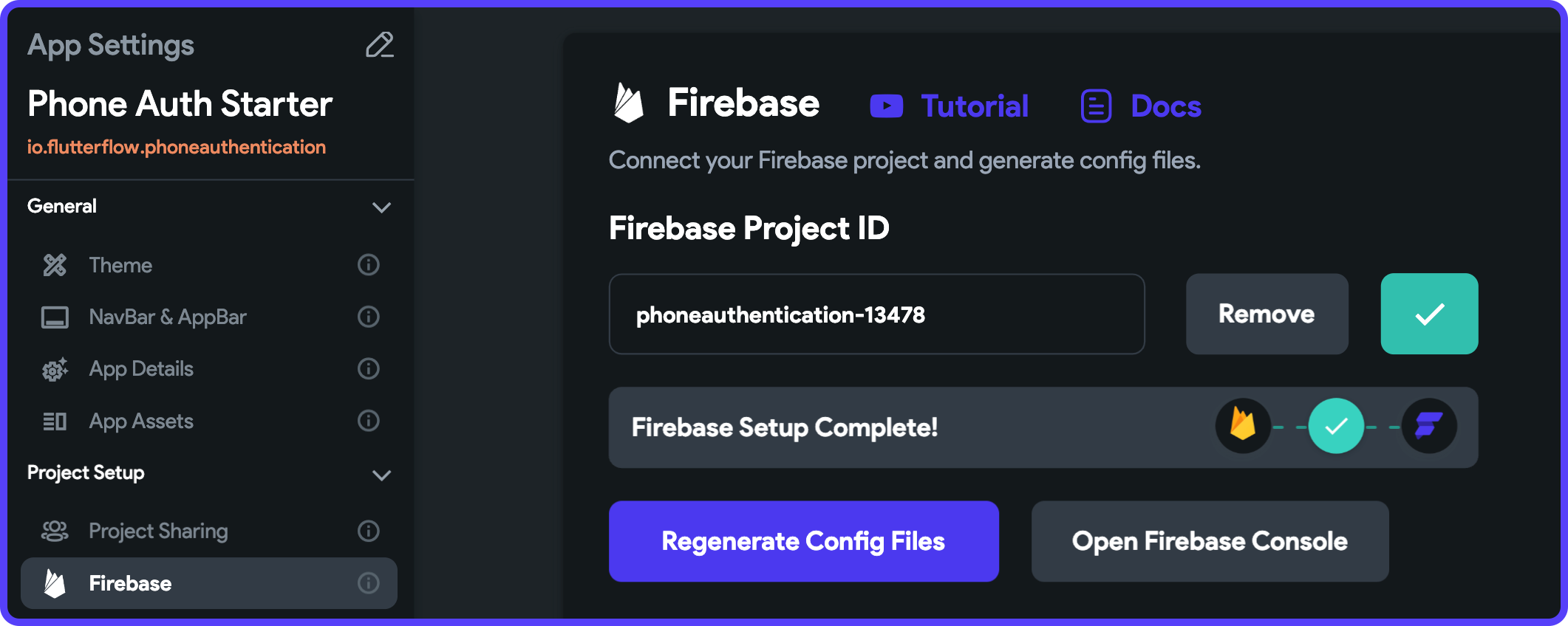 Phone Authentication Using FlutterFlow & Firebase